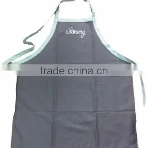 100% Polyester High Quality Wholesale Custom Waterproof Kitchen Apron With Logo Print thumbnail-6
