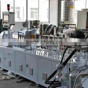Small Plastic Masterbatch Granulator Twin Screw Extruder Compounding Granules Pelletizer Extruder thumbnail-4