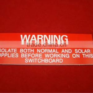Solar ABS Plastic Warning Tag thumbnail-1