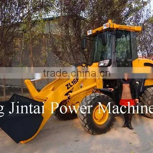 Mini Wheel Loader ZL16F, CE Certification Wheel Loader With Forks thumbnail-1