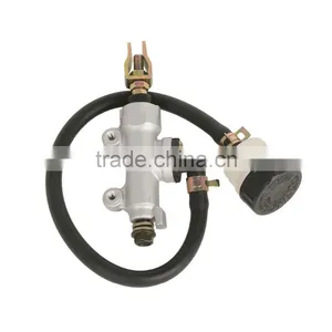 Aluminium Rear Foot Brake Master Cylinder Pump Reservoir For Dirt Pit Bike ATV thumbnail-1