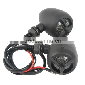 Bullet LED Indicators Turn Signals For Sportster Softail Bobber Chopper thumbnail-1