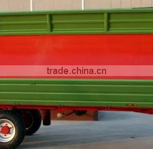 Tractor Hydraulic Farm Tandem Tippping Trailer, Tipping Wagon, Dump Trailer, Dump Wagon From 2Ton~8 Ton, Rear and Side Tipping thumbnail-4