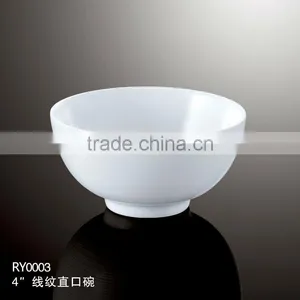 European Simple Style Restaurant And Hotel White Ceramic Bowl thumbnail-1