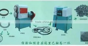 Tire Cutting Machine For Tire Pyrolysis Machine Into Crude Oil thumbnail-5