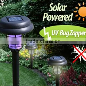 Delicate Plastic Solar Energy LED Mosquito Killer Garden Light Hanging in the Branches Solar Lamp thumbnail-1