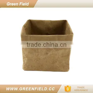 Brown Washable Paper and Tyvek Paper Basket Household Storage Bag 2017 Latest Design thumbnail-1