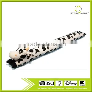 Store More Cute Design Animal Shape Plush Cow Cotton Strip Door Stop thumbnail-1