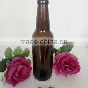 Haonai 330ML AMBER GLASS BEER BOTTLE,BROWN BOTTLE BEER 33CL,BEER BOTTLE thumbnail-6