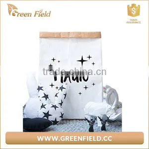 Recycle Laundry Toy Organizer Paper Storage Bag Home Paper Keeper Bag thumbnail-1