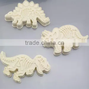3d Plastic Dinosaur Set Cookie Cutter Set for Kids thumbnail-3