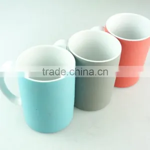 Stocked,Eco-Friendly Feature and Mugs Drinkware Type Double Ceramic Mug With Handle thumbnail-2