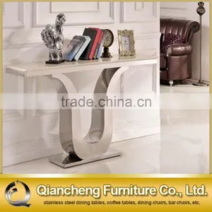 Most Popular Marble Top Console Table With Stainless Steel thumbnail-1