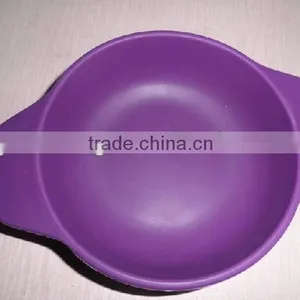 Pet Dog Cat Folding Portable Feeding Silicone Travel Bowl Candy Color thumbnail-1