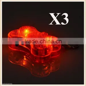 Red Bone Pet Safety Hi Visibility Flasher Dog Cat LED Light Collar Tag High Viz thumbnail-4