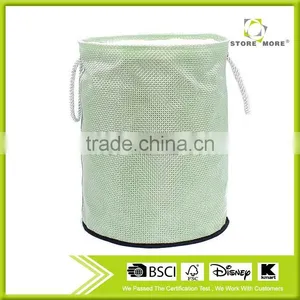 Modern Cotton Rope Hand Solid Waterproof Laundry Basket With Handles thumbnail-1
