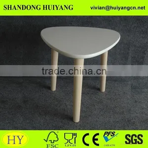 FSC Triangle Wood Furniture Folding Coffee Table Tea Table thumbnail-1