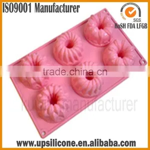 Food Grade Flower Shape Silicone Cupcake Mold Flower Silicone Muffin Mold Silicone Baking Molds thumbnail-5