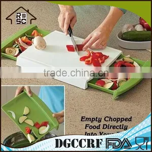 Food Grade Plastic Chopping and Clear Cutting Board,Plastic Chopping Board With Drawer thumbnail-1