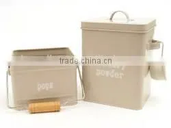 Hot Selling Rectangular Metal Pet Food Storage Tin thumbnail-1