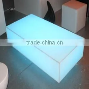 Acrylic Bar Table Furniture Malaysia I Shaped Flashing Bar Table With Inbuilt LEDs thumbnail-1