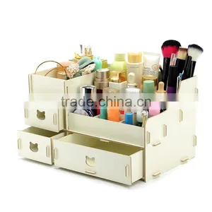 Cosmetics Storage Box DIY Desktop Creative Storage Box Explosion Models Wooden Storage Box thumbnail-1