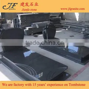Granite Jet Black China Padang Black Memorial Monuments thumbnail-6