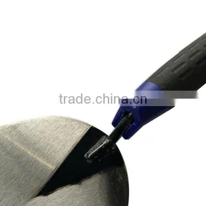 Rubber Plastic Handle Carbon Steel Blade Bricklaying Trowel thumbnail-3