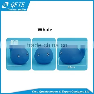 Promotional Colorful Cheap Soft Mini Lovely Animal Shape Rubber Bath Toys for Baby thumbnail-5