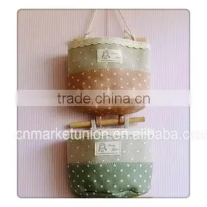 Hemp Cloth Storage Bags/series Junk Hanging Bag/key Storage Door Behind the Wall Nightstand Multifunctional Storage Bag thumbnail-3