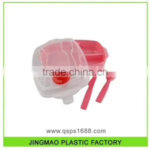 Promotional Hotsale Microwave Use Plastic Lunch Box With Cutlery Set thumbnail-1