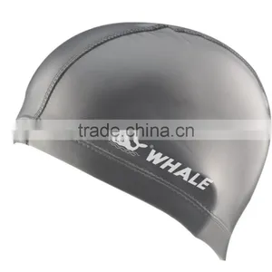 PU Material Waterproof Swimming Cap With 2 Layers Coated Swim Cap(CAP-1301) thumbnail-3