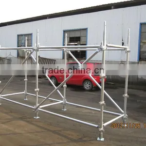 Steel Scaffold Scaffoldings Ledger End Used Kwikstage Scaffold for Sale thumbnail-1