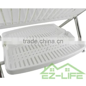2017 Best Foldable Stianless Steel Shape V Kitchen Table Storage Dish Drying Rack thumbnail-5