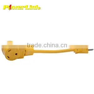 S20240 RV Cord Dogbone Adapter 15 Amp Male 30 Amp Female 12" thumbnail-1
