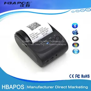 HBA-5802 Restaurant Portable 58mm Thermal Receipt Printer With Paper Roll&Driver/mobile Bluetooth Thermal Printer thumbnail-1