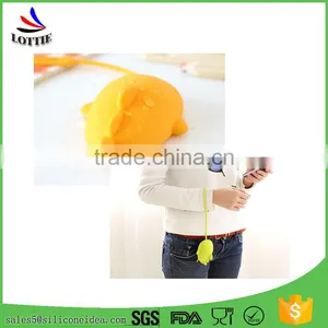 New Design Colorful Silicone Bag Novelty Silicone Card Bag Lovely Silicone Key Bag thumbnail-6
