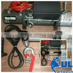 Heavy-duty 9500lb 12v Wireless Mini Electric Winch Auto Winch 4x4 12V thumbnail-1