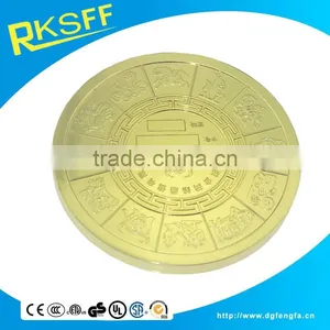 Zinc Alloy Gold Plated Medal thumbnail-5