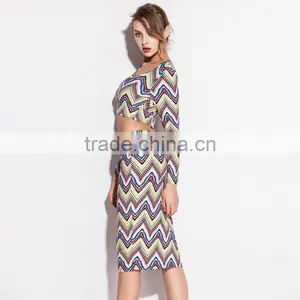 Two Piece Porm Dress Latest Wholesale Dress Designs for Ladies thumbnail-4
