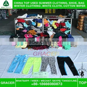 Africa/Italy Style Sell For In Bales Ladies Cotton Pants Used Clothes Bales thumbnail-1