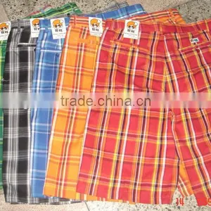 MENS YARN DYED CHECK BOARD SHORT thumbnail-2