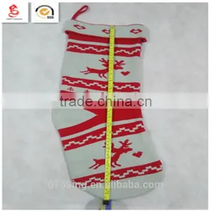 Home Decoration Christmas Knitted Sock Festival Christmas Decoration Sock thumbnail-2