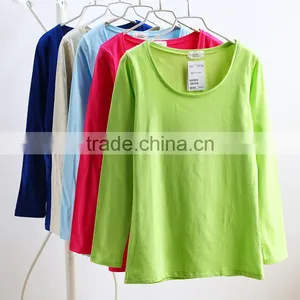 Made in China! Custom Made Ladies Elastic Bottom Shirt ,women Base Shirt thumbnail-1