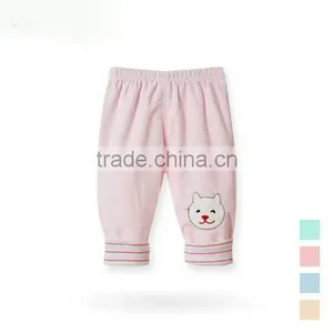 Korean Style Children Pants Wholesale Bear Pattern Cotton Baby Trousers thumbnail-2