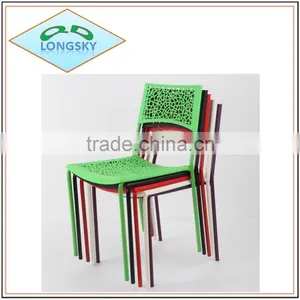 Beautiful Fashion Cheap New Style High Quality Cheap Outdoor Plastic Bright Colored Chair thumbnail-1