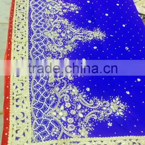 Heavy Stone Work Sarees thumbnail-5