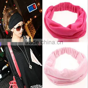 High Quality Wide Cotton Headbands ,Elastic Headband thumbnail-1