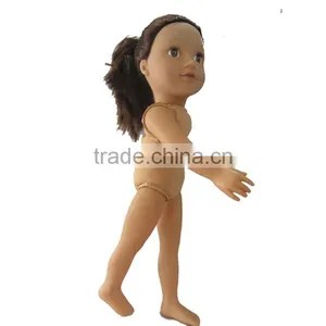 High Quality Fixed Eye Doll American Doll 18 Inch thumbnail-1
