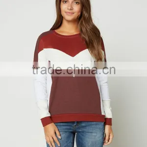 2016 Wensfashion Custom Women Leather Sleeve Sweatshirt and Long Sleeved Sweatshirt thumbnail-5